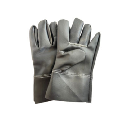 ถุงมือหนังสั้นล้วน PVC 10 นิ้ว รุ่น BY1001